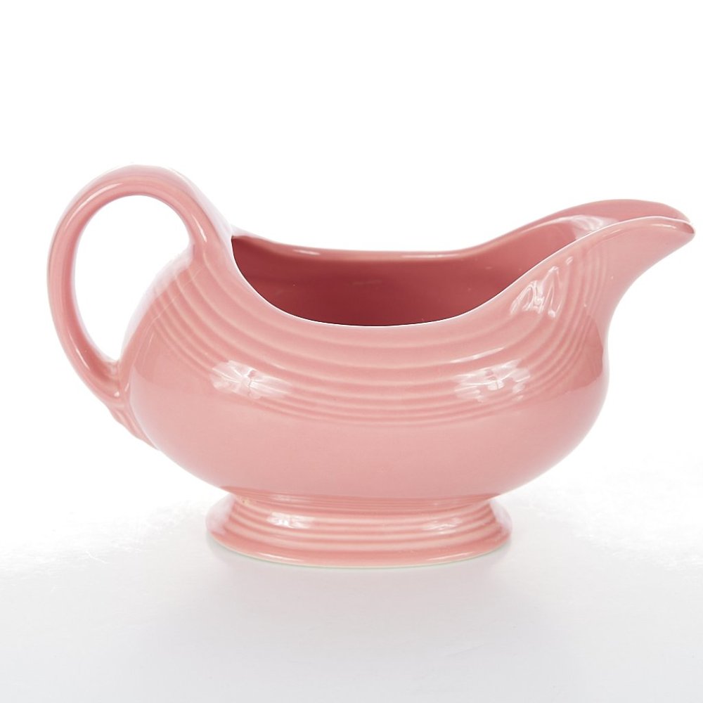 Fiesta Sauceboat Rose Gravy Boat Made in USA